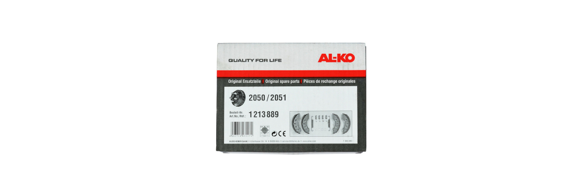 AL-KO Kober ORIGINAL Bremsbacken Set 200 x 50 für Typ 2050/2051 (Set 48) - 