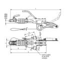 KNOTT AE Anschluss-V 2000-3500kg KFG 35 D / GF oben/unten LM: E 120, D 200/225 ohne SK