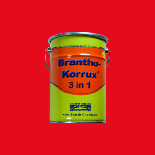 Brantho Korrux "3 in 1" 5 Liter verkehrsrot RAL 3020