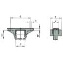 AL-KO Auflagebock zum Klemmen F/G: 120 x 160, A220 B25 C17 D60 E120