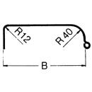 Einachskotflügel Profil 12/40 B260 R400 L1285 S800 H415