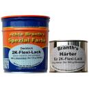 BRANTHs 2K-Flexi-Lack 500 g Stammlack & 125 g Härter weiss
