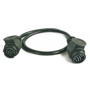 Zwischenkabel 13-polig 2 Kunststoffstecker 2 Meter