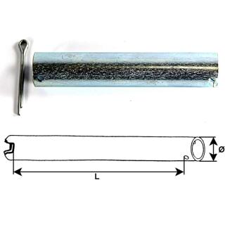 Achsrohr Ø 30 x L 90 mm