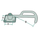 Bügelverschluss links Größe 3