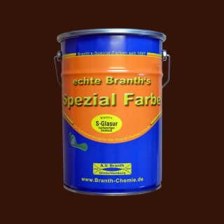 Branths S-Glasur (langsame Antrocknung) 5 Liter braun RAL 8016