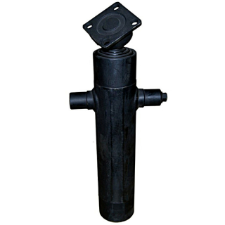 Teleskopzylinder Hub 1030 mm, 4-stufig, Bauhöhe 512 mm Zapfen 40 mm